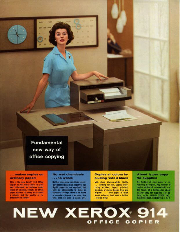 Xerox 914 Cribsa Barcelona Historia 2 Xerox, la primera fotocopiadora de la historia